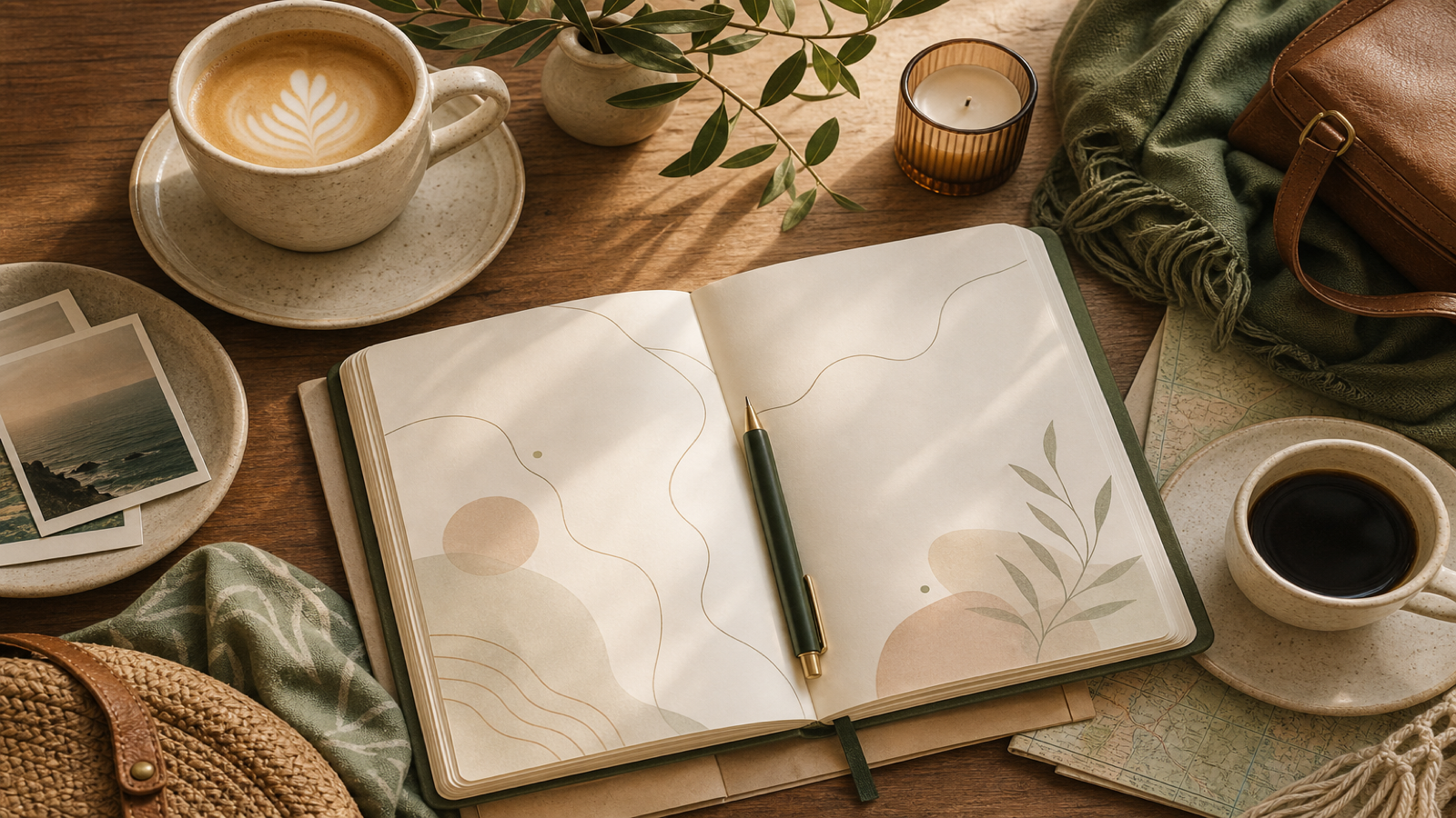 Two coffee cups on a table with an open notebook, suggesting a serious in-person conversation with no people visible.